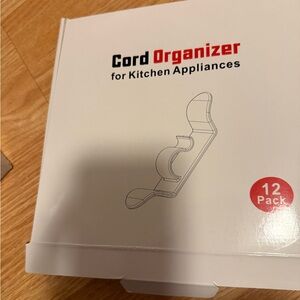 12 pack cord organizers, new